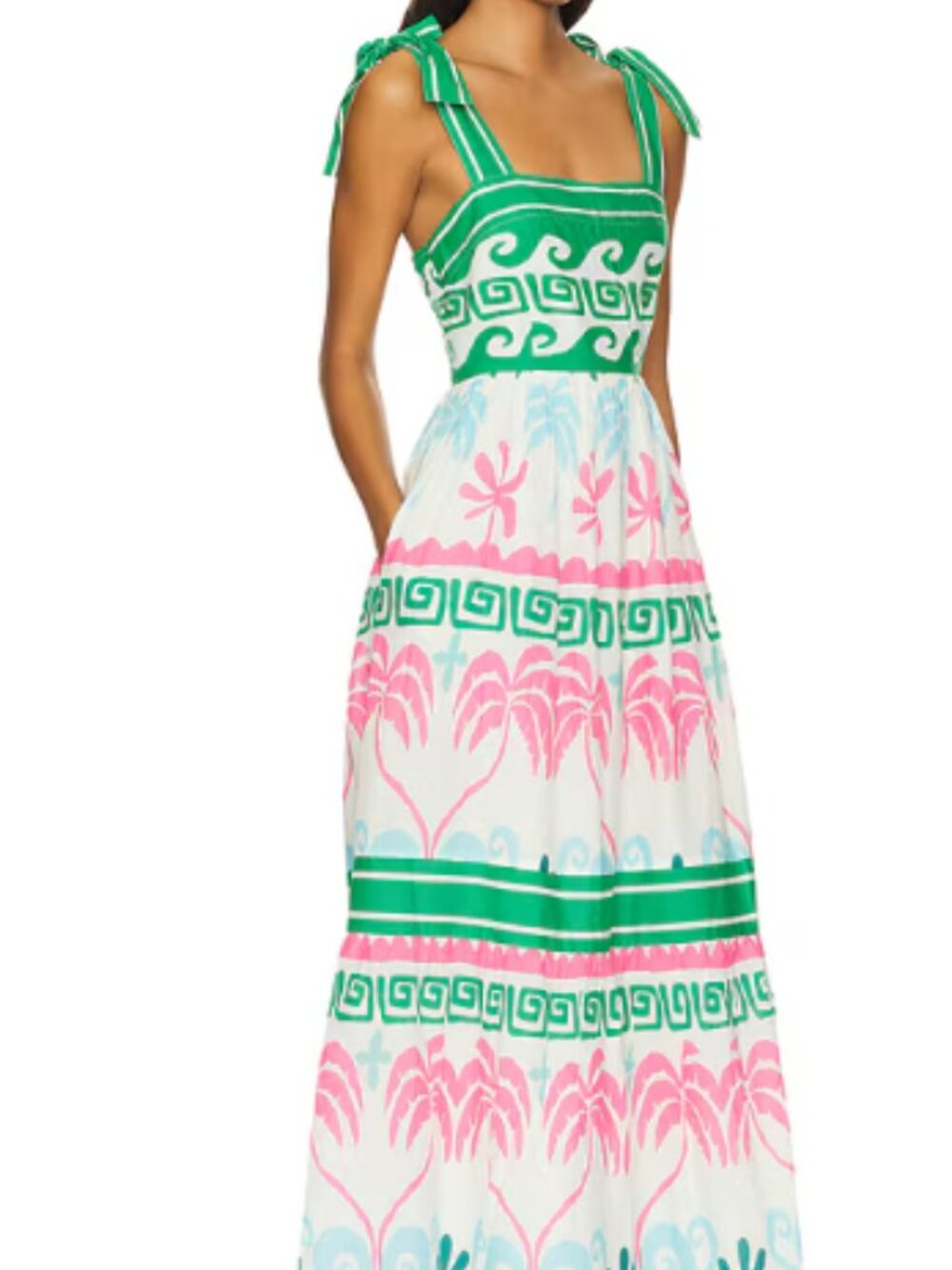 NEW - BEACH RIOT - Cami Dress - TROPICAL PALM -